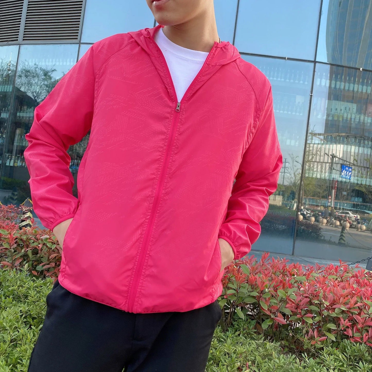 Men's Windbreaker Jacket All-Weather Style For Active Men