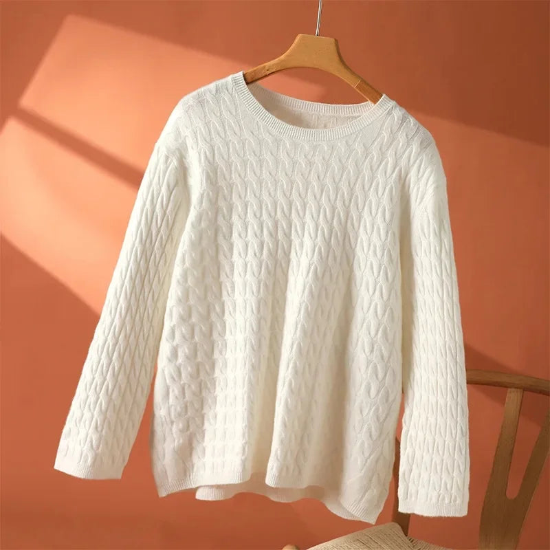 Women's Lightweight Knit Sweater with Relaxed Fit and Versatile Style