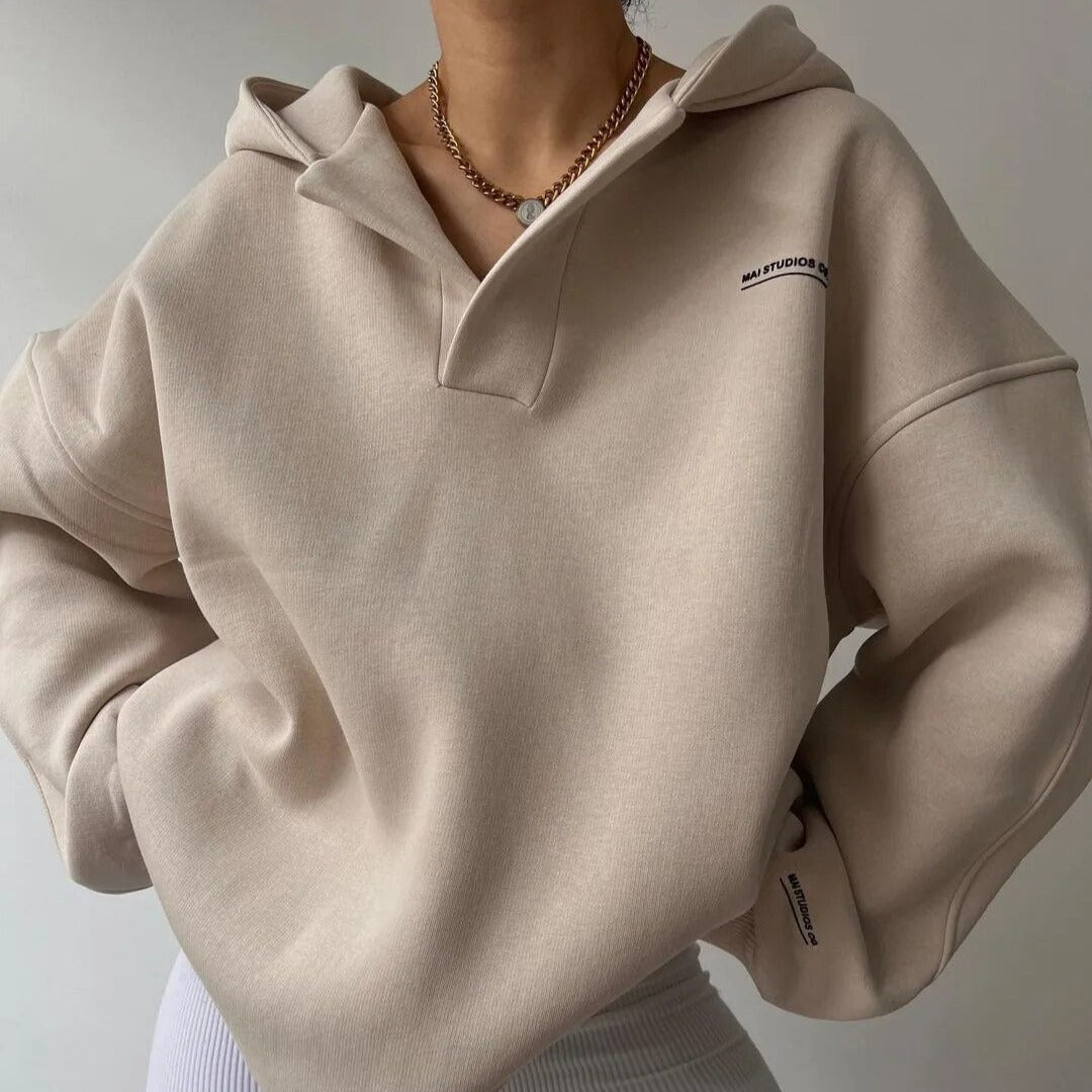 Oversized V Neck Pullover For Women, Ultra Soft Knit, Cozy Layering, Effortless Casual Style