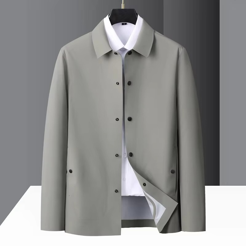 TrendAura Men's Seamless Business Casual Jacket For Spring And Summer Lightweight Structured Fit With All Day Comfort