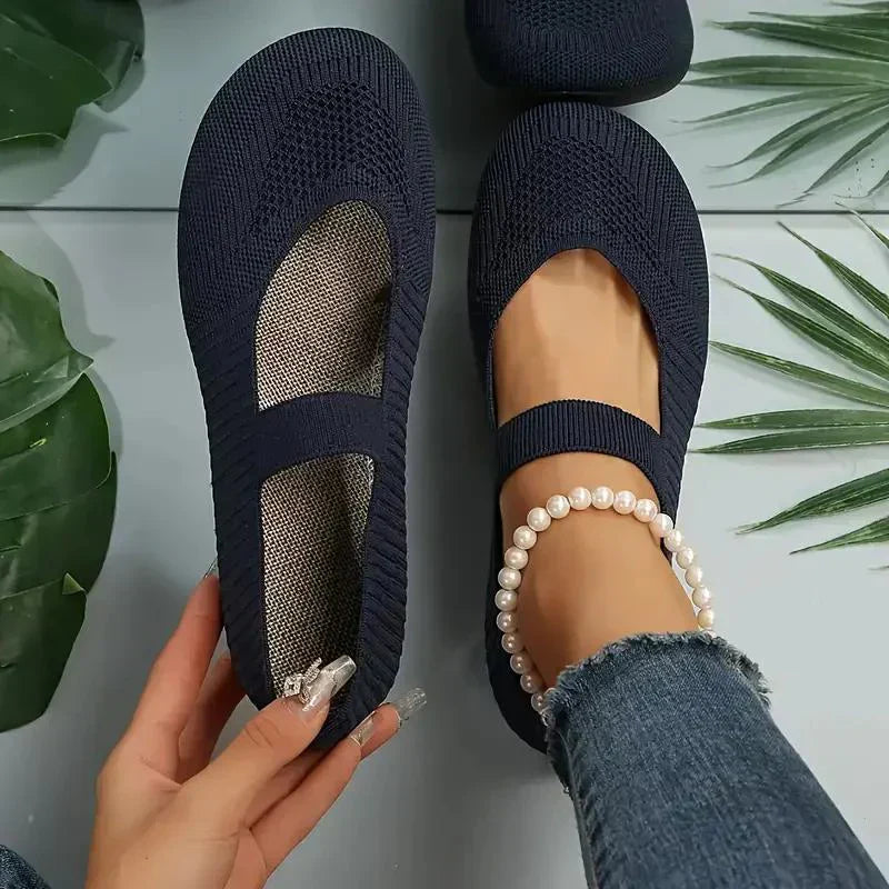 Nyxara Slippers For Travel And Everyday Comfort, Ultra Soft Breathable Mesh Upper, Cushioned Insole, Non Slip Sole