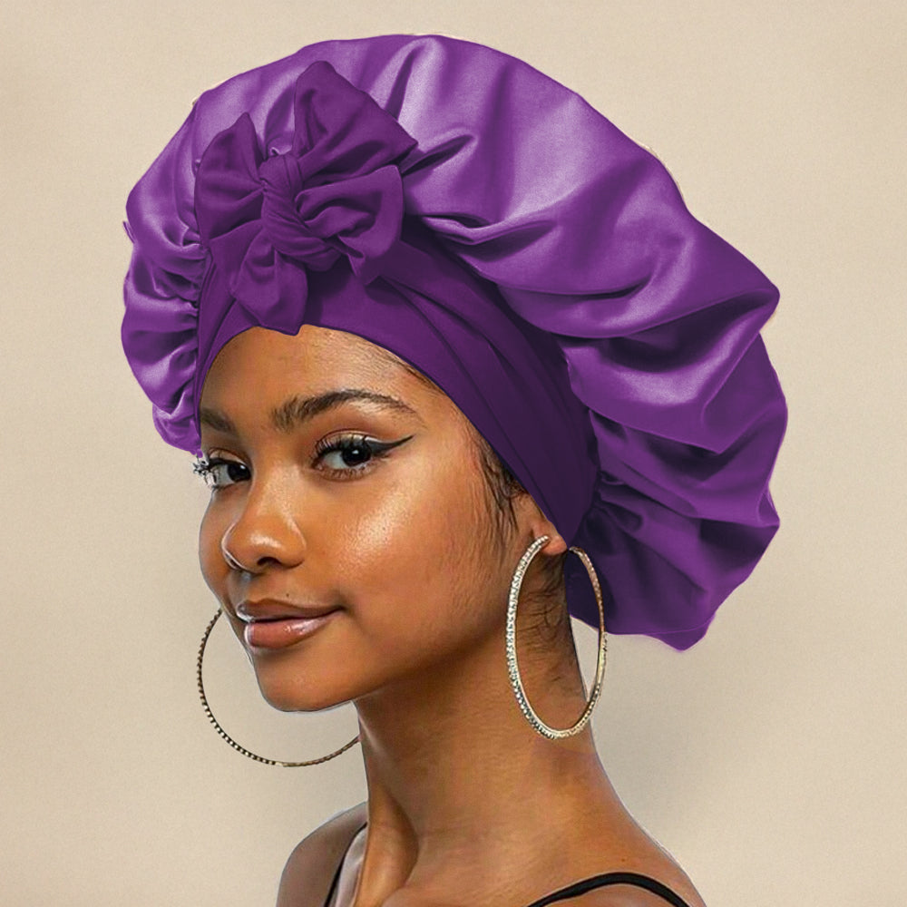 Silk Night Cap For Hair Protection And Restful Sleep Reduces Breakage And Frizz Daily For All Hair Types