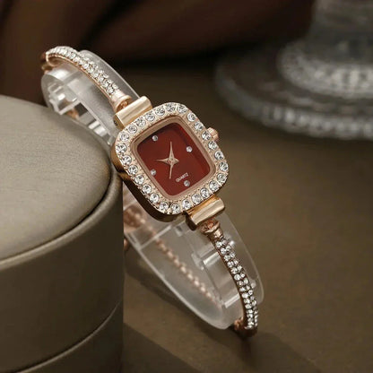 Serene Éclat Crystal Bracelet Watch For Women With Elegant Sparkle And Timeless Luxury