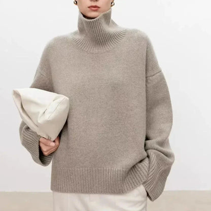 Serenity Cashmere High-Neck Sweater