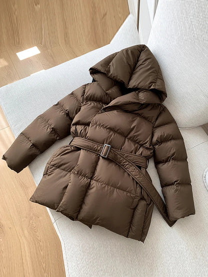 Women’s Stylish Warm Puffer Jacket | Hooded Winter Coat