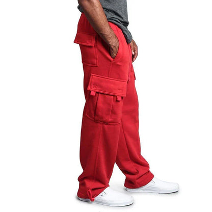 Mens Utility Multi Pocket Cargo Pants For Outdoor Work And Everyday Comfort Durable All Day