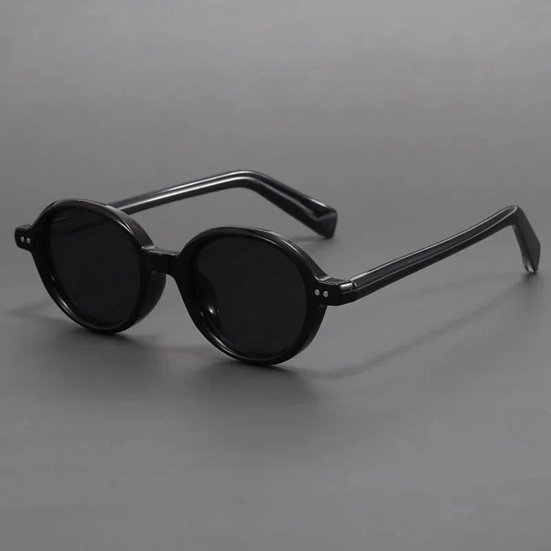TrendAura Carter Vintage Inspired Round Sunglasses Polarized UV Lenses Lightweight TR90 Frame