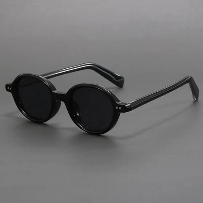 TrendAura Carter Vintage Inspired Round Sunglasses Polarized UV Lenses Lightweight TR90 Frame
