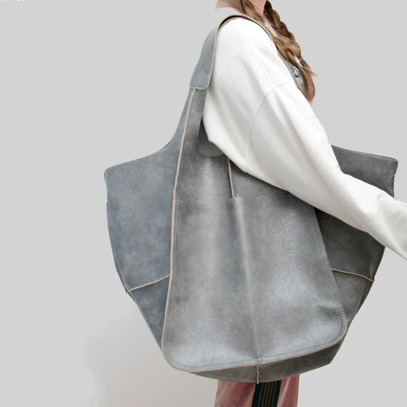 TrendAura Arlo Rove Carryall Tote Bag - Supremely Spacious Leather Tote With Deep Side Pockets