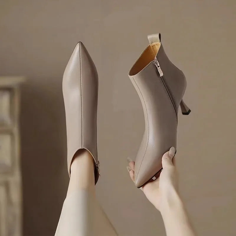 Women's Kitten Boots with Sleek Design and Comfortable Fit