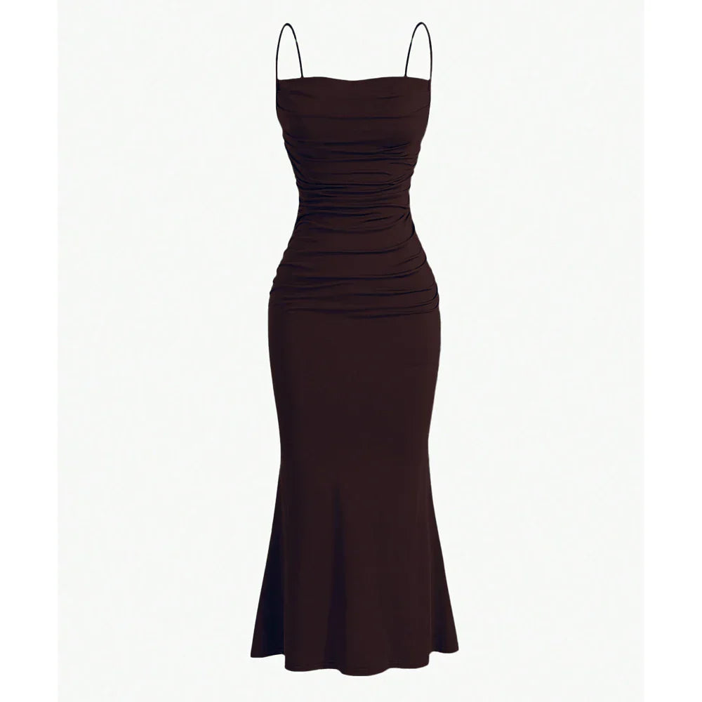 Anna - Draped Maxi Dress