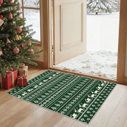 Washable Boho Farmhouse Bohemian Neutral Large Moroccan Geometric Soft No Slip Indoor Thin Floor Carpet for Bedroom Under Dining