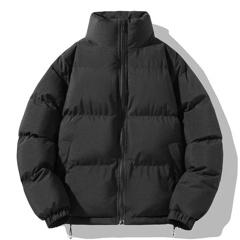 Renlow Padded Winter Jacket For Men With Stand Collar Lightweight Insulation And Wind Resistant Fabric