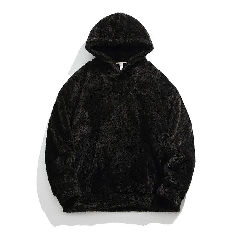 TrendAura Calder Mens Oversized Fleece Hoodie Soft Interior Relaxed Fit Drawstring Hood