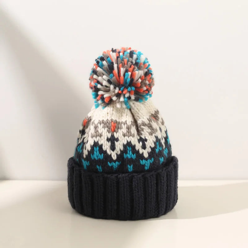 Women's Winter Beanie with Pom Detail and Soft Knit