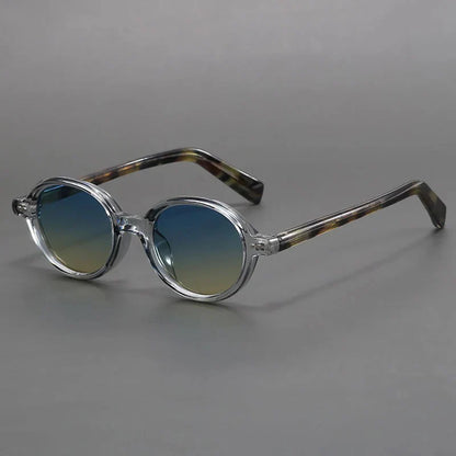 TrendAura Carter Vintage Inspired Round Sunglasses Polarized UV Lenses Lightweight TR90 Frame