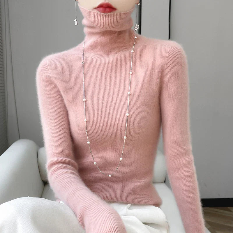 Nicky Wool Turtleneck Sweater For Cold Weather Lovers Timeless Classic Warmth For All Styles