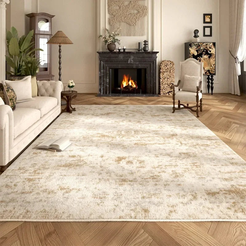 Maillard Living Room Carpet Luxury High-grade Large Area Bedroom Plush Carpet Brown Home Decoration Sofa Floor Mats Ковер 양탄자