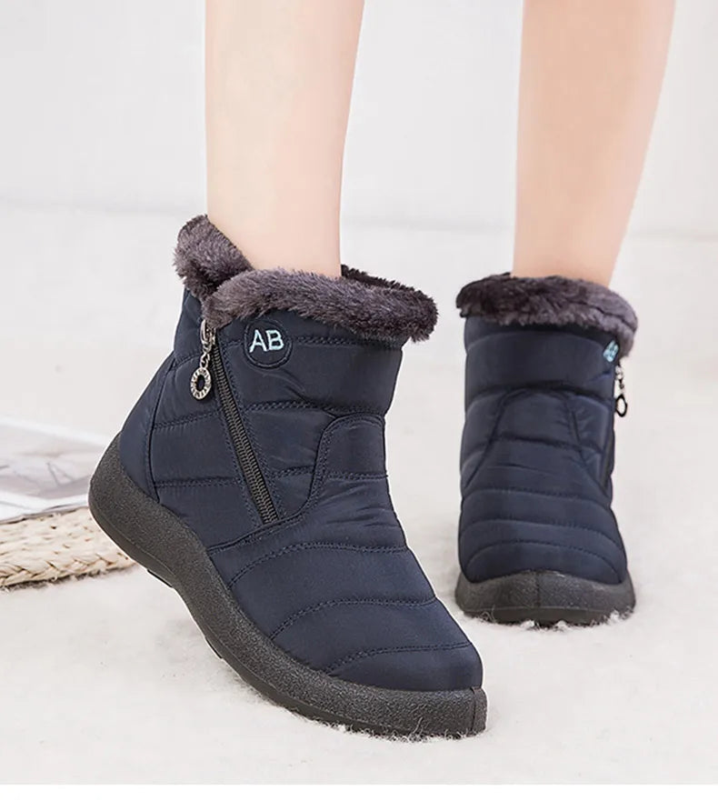 FrostStep | Women’s Waterproof Winter Ankle Boots