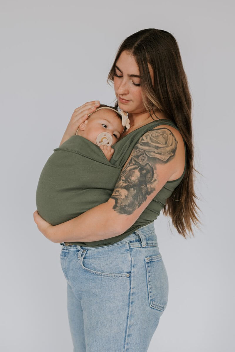 Nurtura Babywearing T Shirt With No Straps Or Buckles For Close Comfort And Hands Free Bonding For New Parents