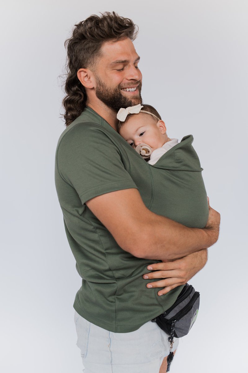 Nurtura Babywearing T Shirt With No Straps Or Buckles For Close Comfort And Hands Free Bonding For New Parents