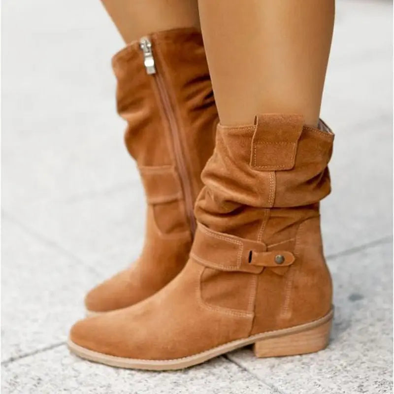 Slouched Ankle Boots for Women – Chic & Comfortable Design