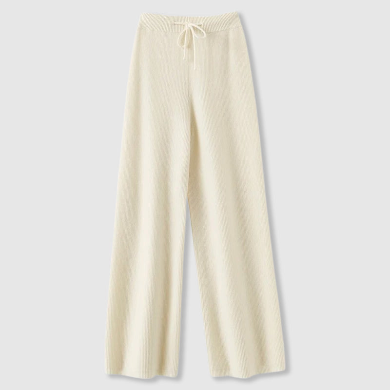 Emma Luxurious Cashmere Wide Leg Pants For Women With All Day Comfort And Effortless Chic