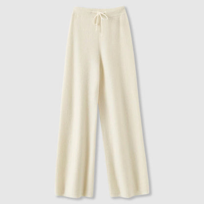 Emma Luxurious Cashmere Wide Leg Pants For Women With All Day Comfort And Effortless Chic