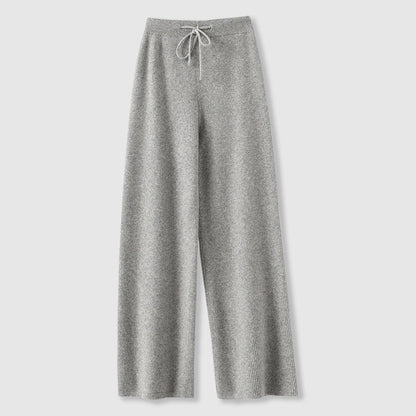 Emma Luxurious Cashmere Wide Leg Pants For Women With All Day Comfort And Effortless Chic
