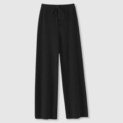 Emma Luxurious Cashmere Wide Leg Pants For Women With All Day Comfort And Effortless Chic