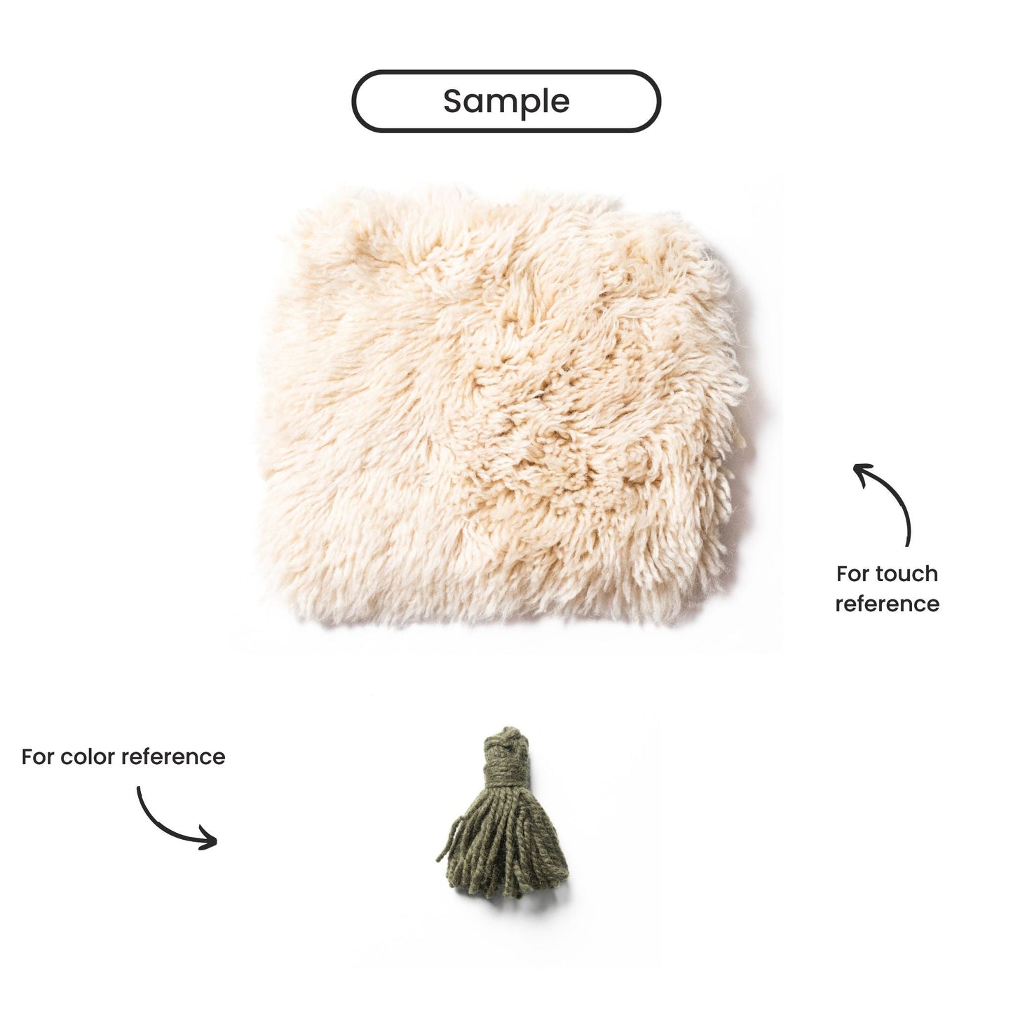 Soldier Round - Luxury Shag Moroccan Rug