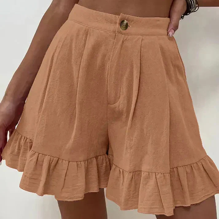 Noor Pleated Shorts for Women Elegant Everyday Comfort with Sophisticated Pleats