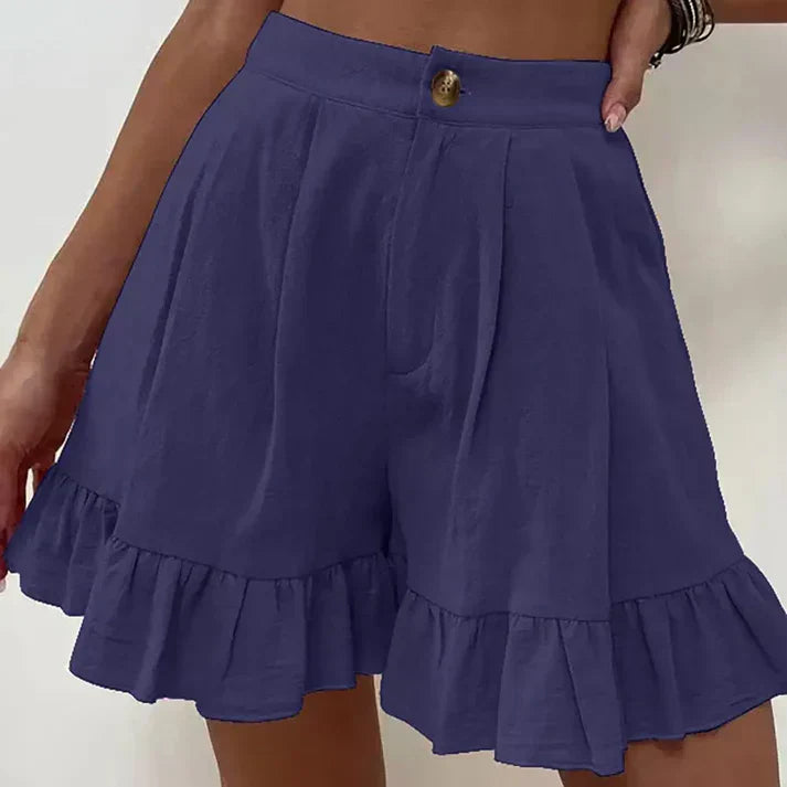 Noor Pleated Shorts for Women Elegant Everyday Comfort with Sophisticated Pleats