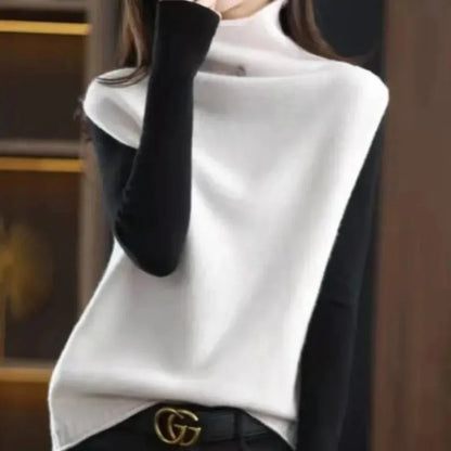 Sophie Turtleneck Wool Vest
