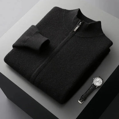 Spencer Merino Full-Zip Sweater