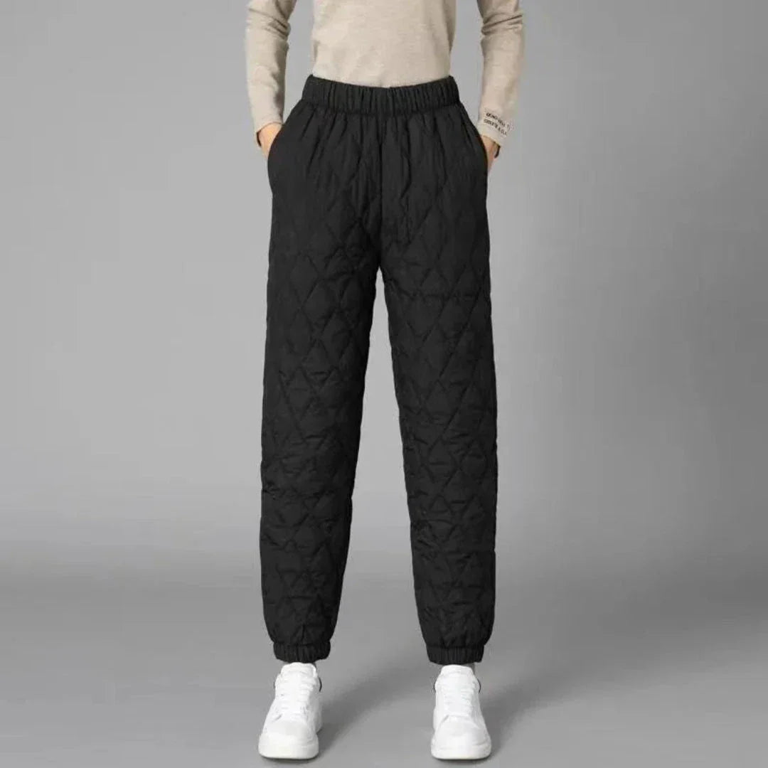Stacy Quilted Thermal Jogger Pants