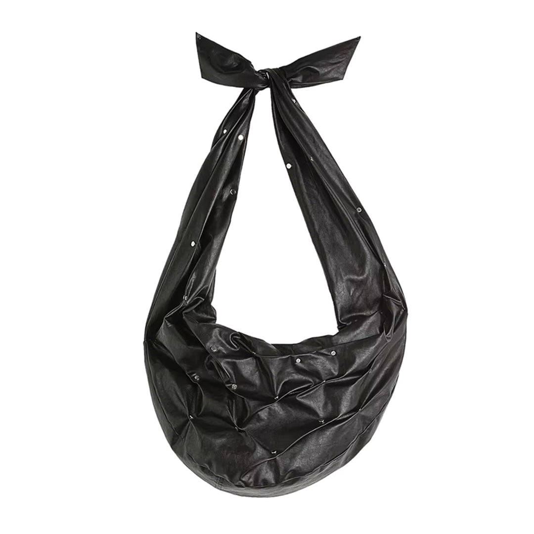 Steel Studded Shoulder Bag - TrendAura