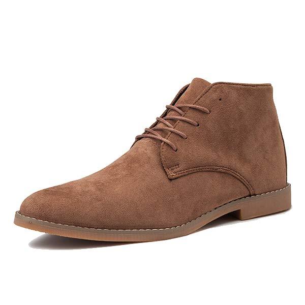 Stylish men's lace-up ankle boots