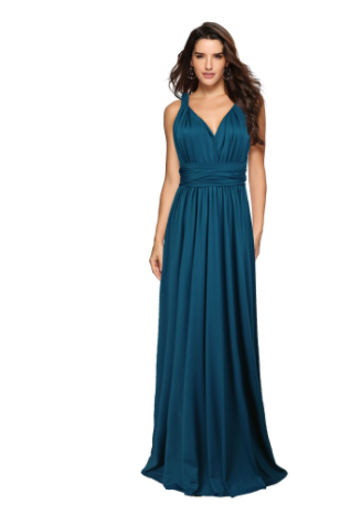 Stylish wrap dress for wedding guests