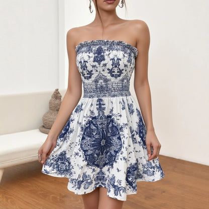 Strapless Mini Party Dress for Women