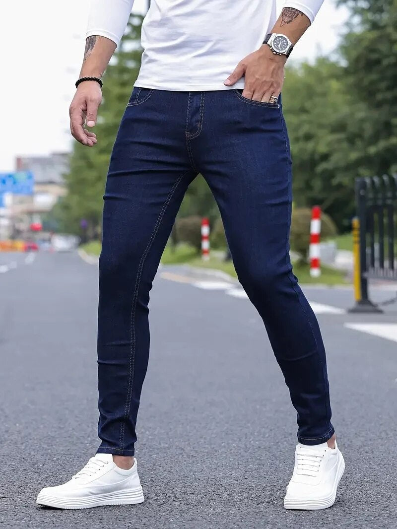 Stretch Slim-Fit Jeans for Men