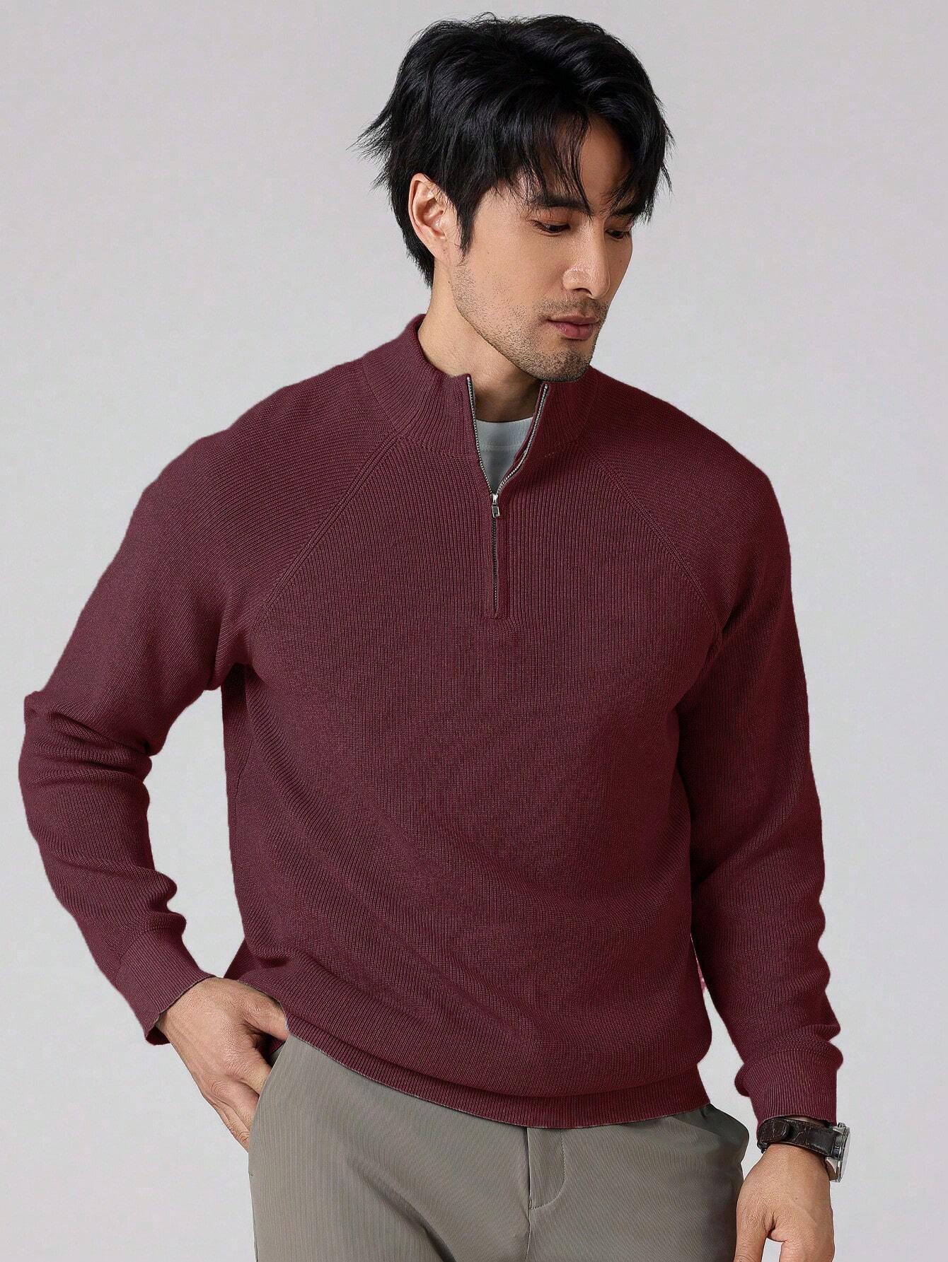 Half-zip pullover for men
