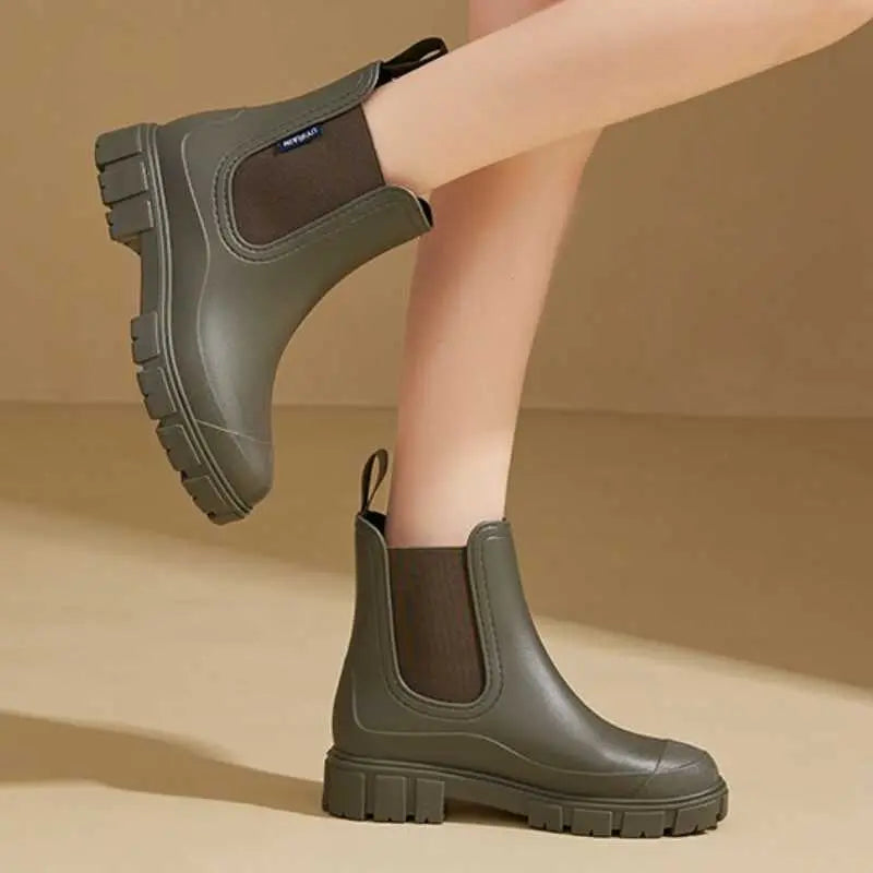 Modern Ankle Boots for Women – Stylish Waterproof Design