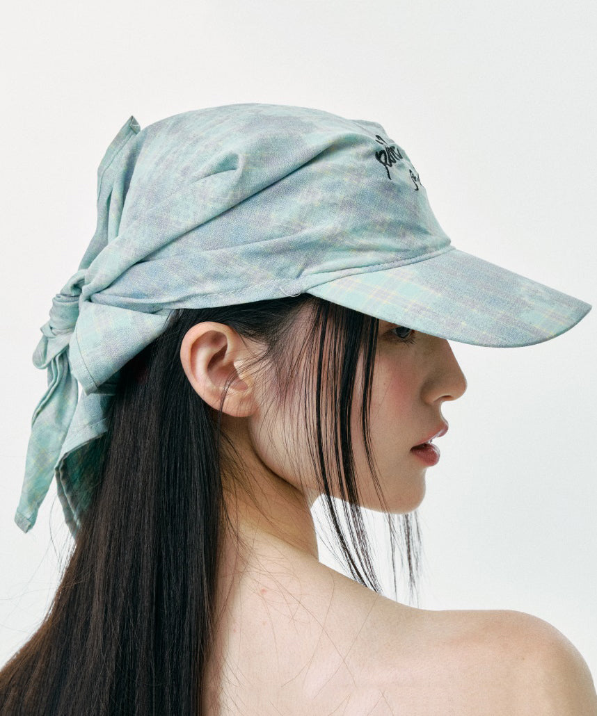 Casquette de baseball foulard vert menthe d'été - TrendAura
