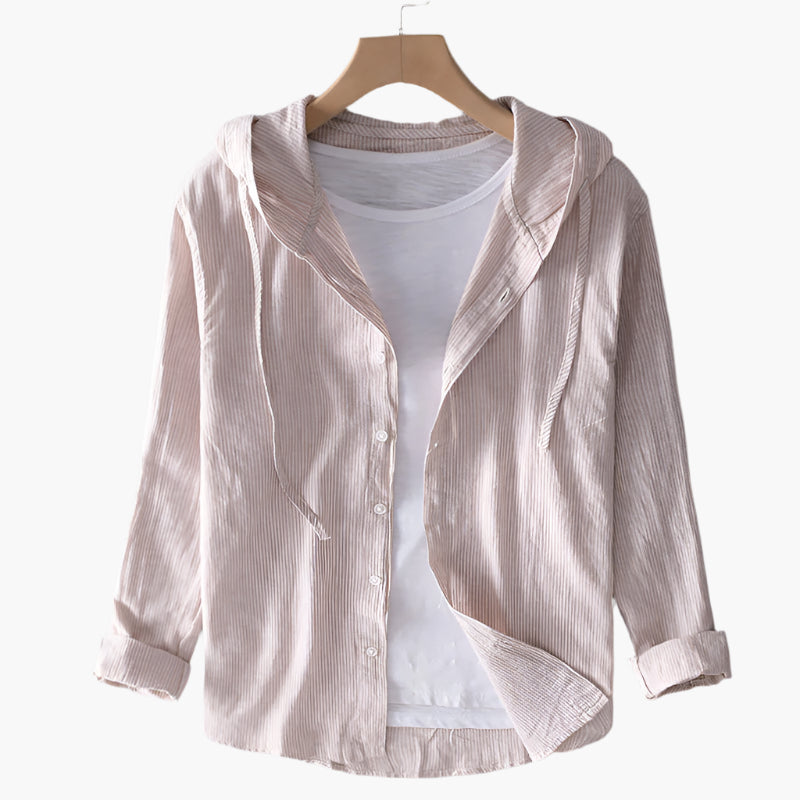 Women's Cotton Blouse with Hood – Classic, Light & Versatile