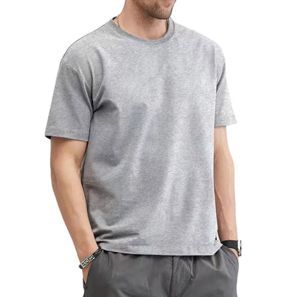 Max Men's Cotton T Shirt For Summer Premium Comfort And Breathable Crew Neck Everyday Casual Wear