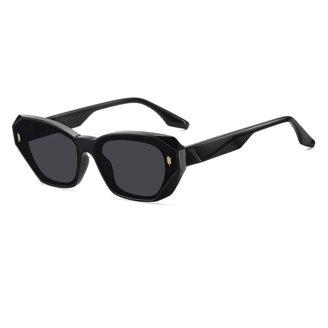 TrendAura Lucent Cat Eye Sunglasses With Polarized Tea Lenses UV 400 Protection Glossy Acetate