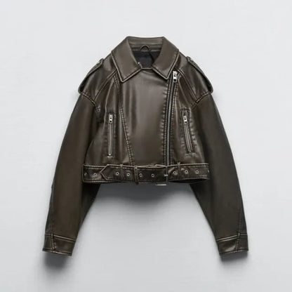 Eloura-Moda | Modern Short Motorcycle Jacket