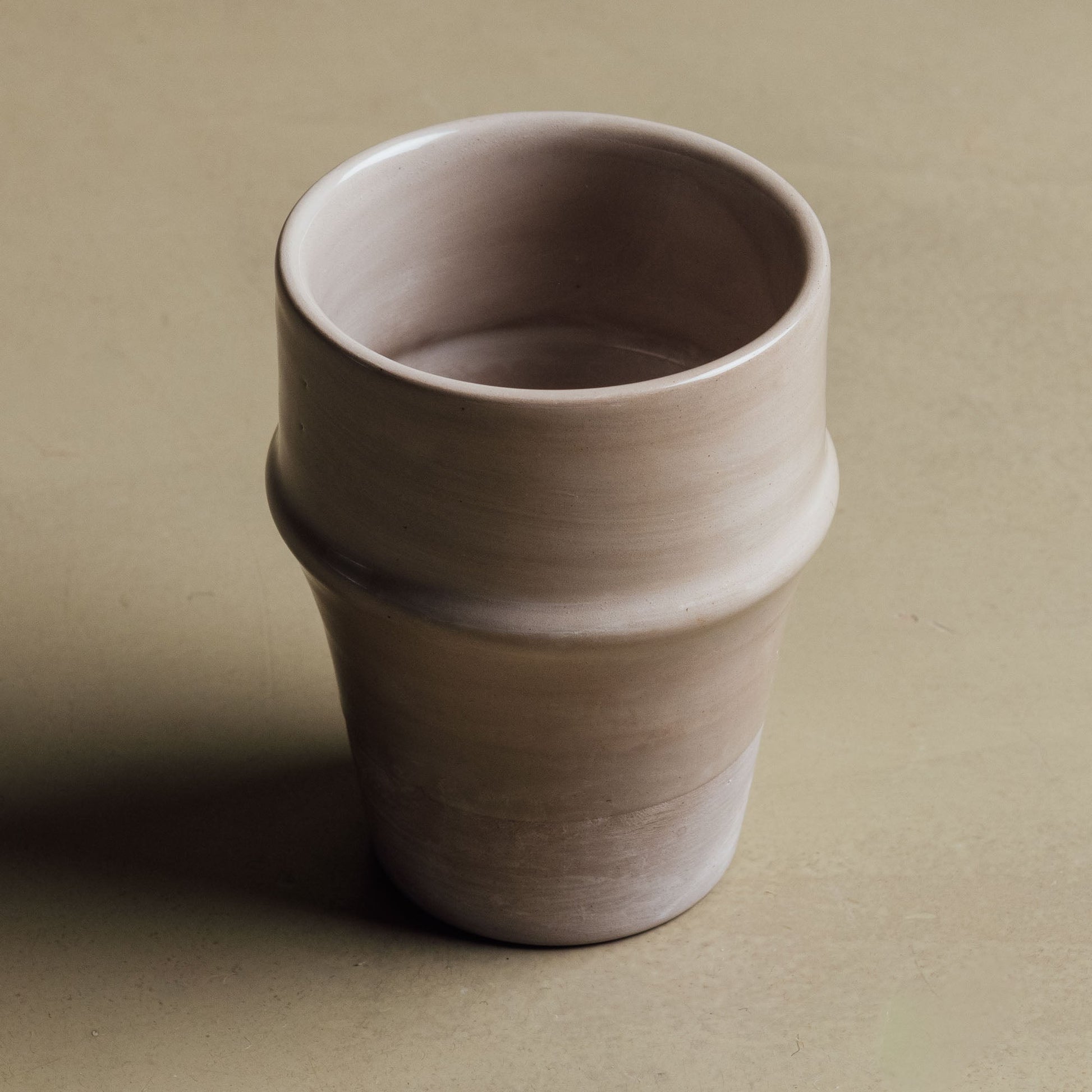 Earth Hues Taupe Gray Beldi Cup - Moroccan Dinnerware - TrendAura