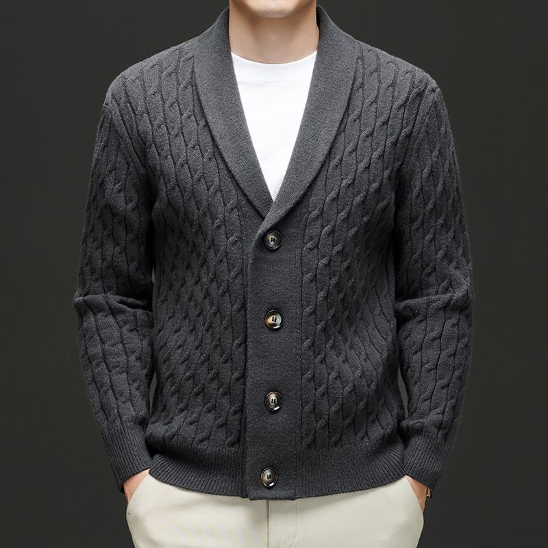 Classic men's vest with button closure